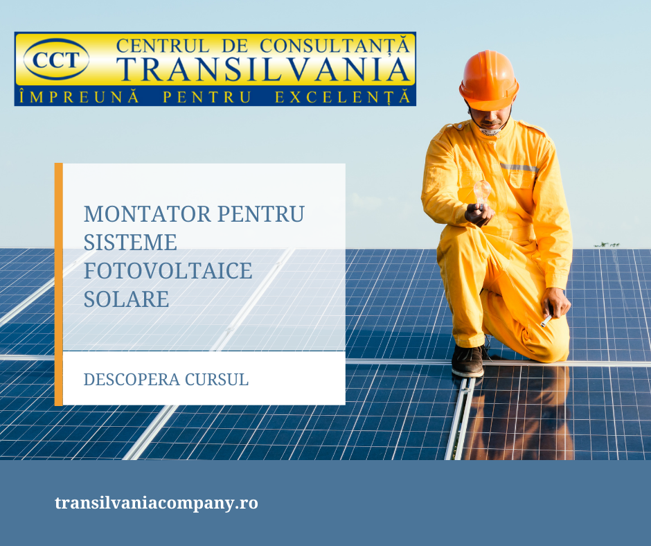 MONTATOR PENTRU SISTEME FOTOVOLTAICE SOLARE
